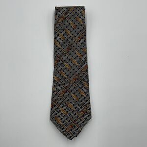 Boat oar 100% silk Audrey Buckner necktie